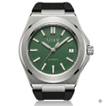 Velior Octa Silver Green Dial