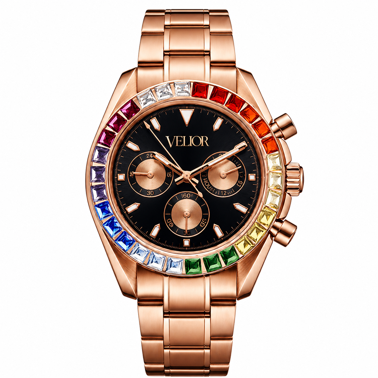 Velior Chronis Rainbow Rosé Gold