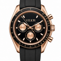 Velior Chronis Rose Gold Black Dial