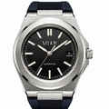 Velior Octa Silver Black Dial