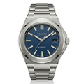 Velior Octa Silver Steel Deep Blue Dial