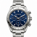 Velior Chronis Silver Deep Blue Dial