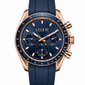 Velior Chronis Rosé Gold Blue Dial