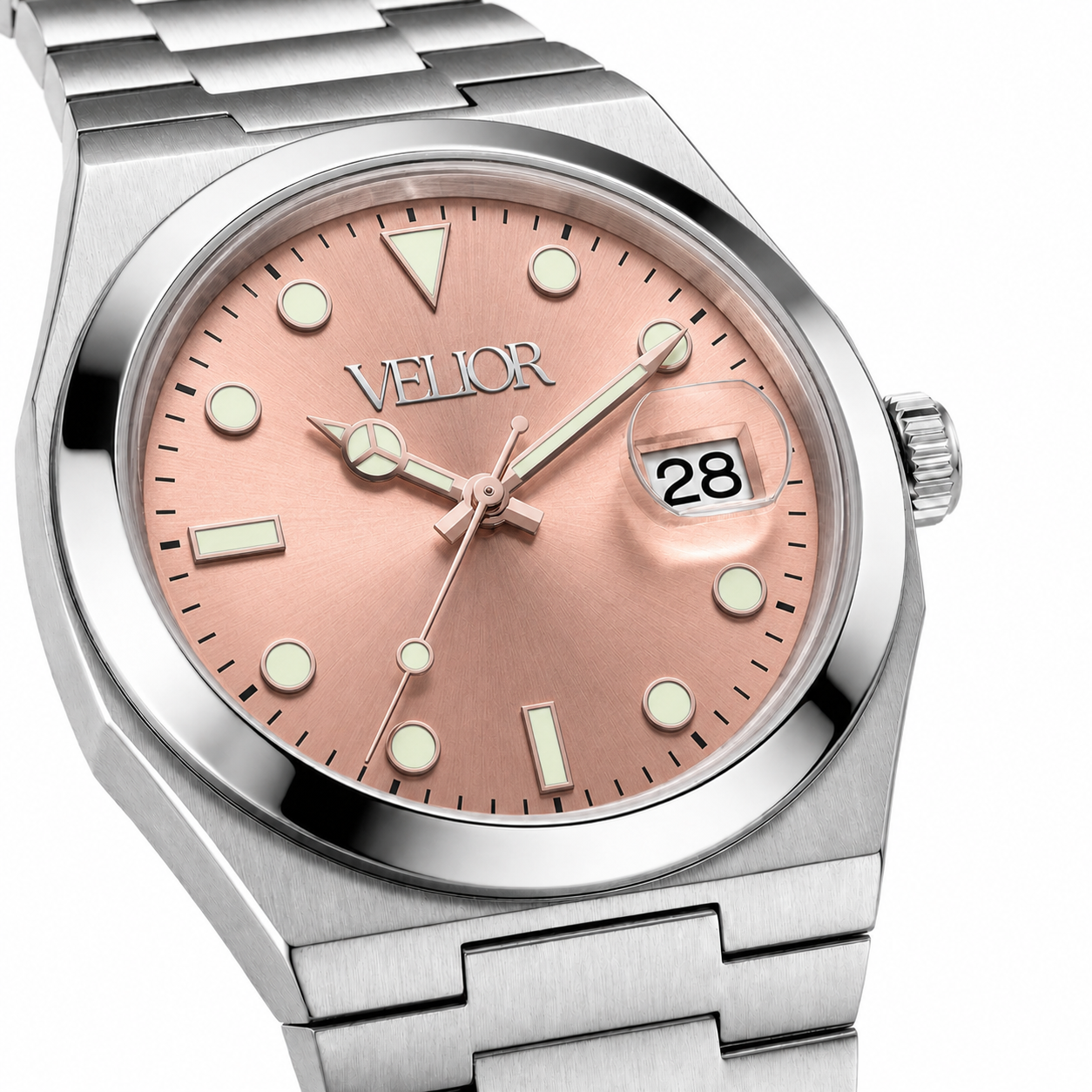Velior Nautique Pink Dial