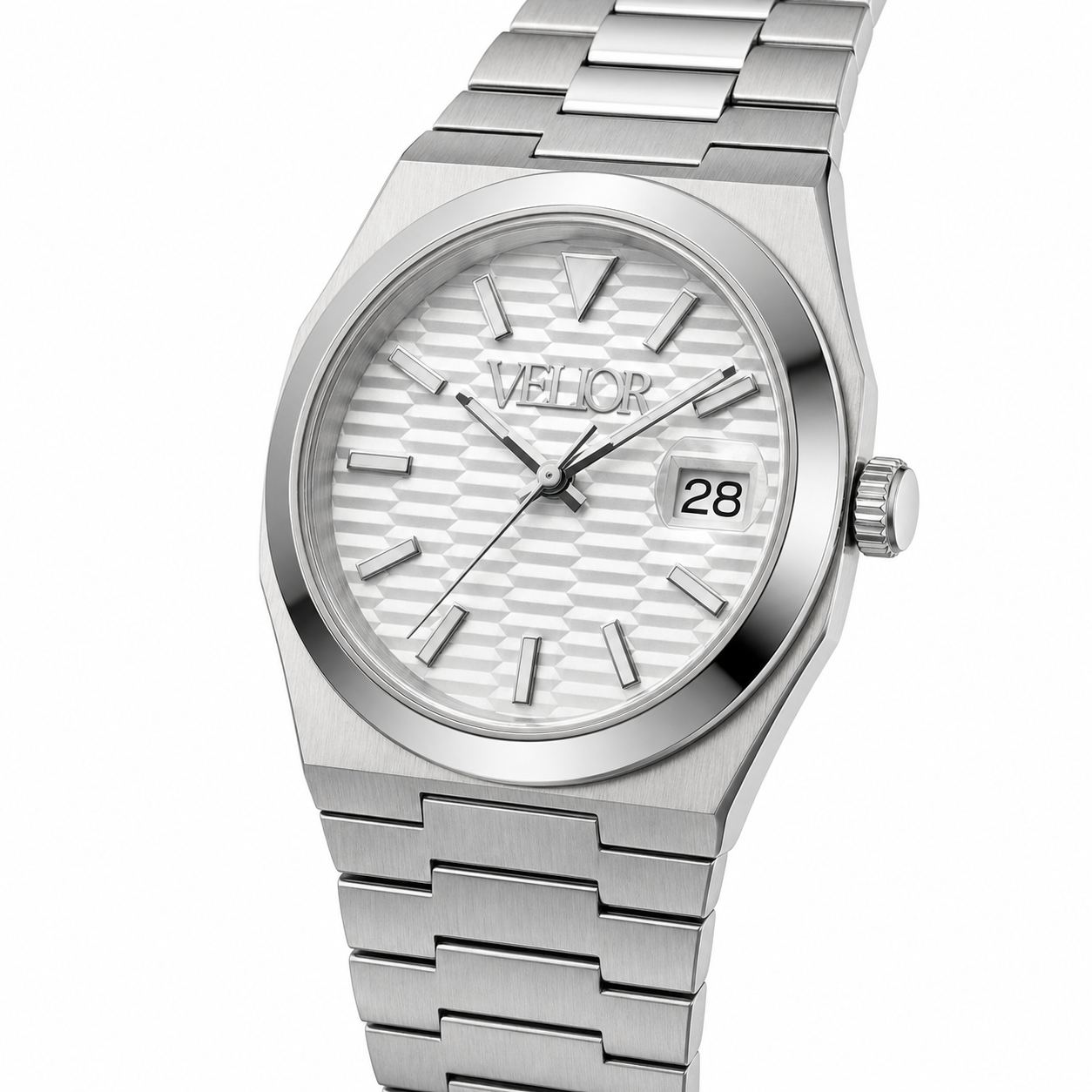 Velior Nautique White Dial