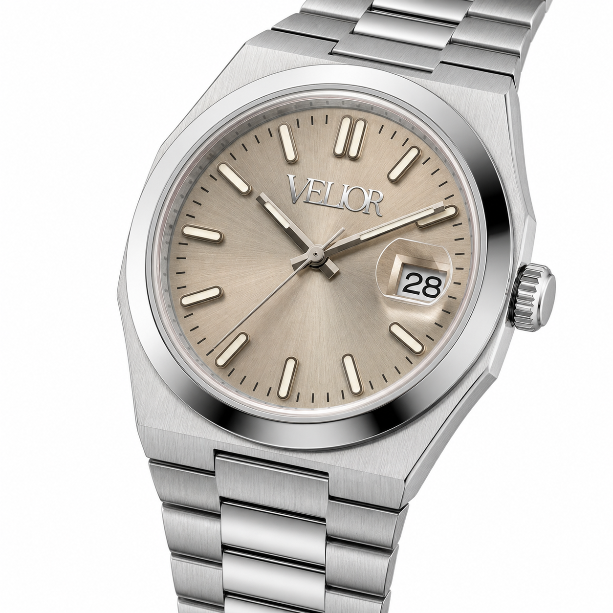 Velior Nautique Champagne Dial