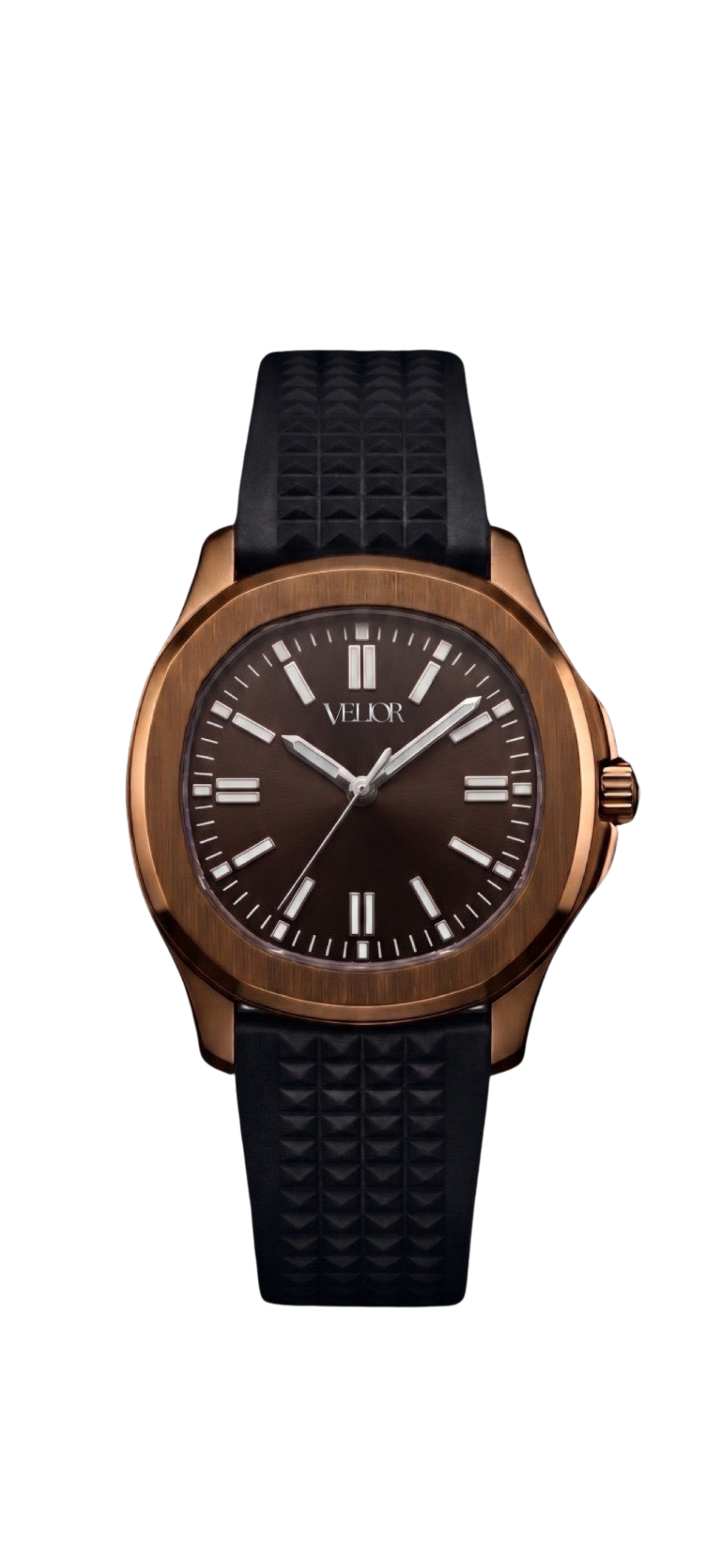 Velior Ocea Rose Gold Brown Dial