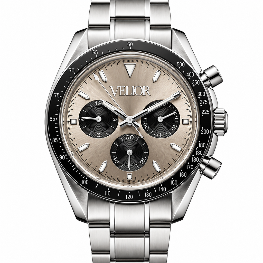 Velior Chronis Silver Champange Dial