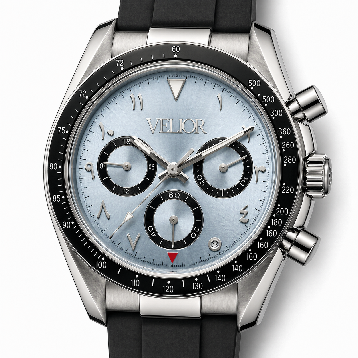 Velior Chronos Arabic Blue Dial
