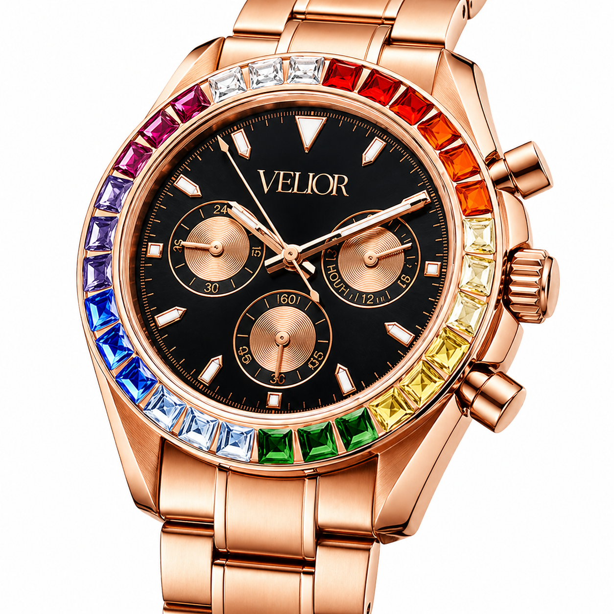Velior Chronis Rainbow Rosé Gold