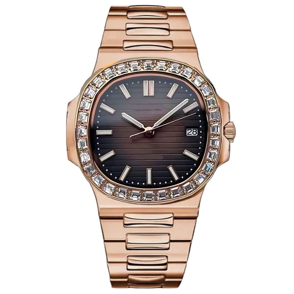 NAUT MOD - ROSE GOLD - BROWN (DIAMOND)